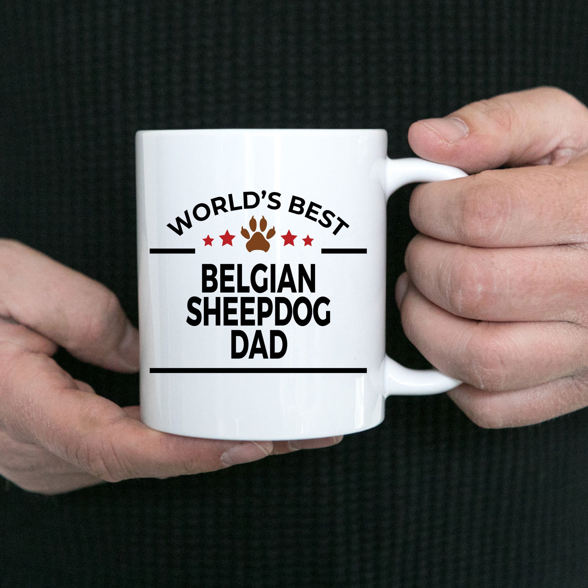 Belgian Sheepdog Dad Mug - Mallard Moon Gift Shop