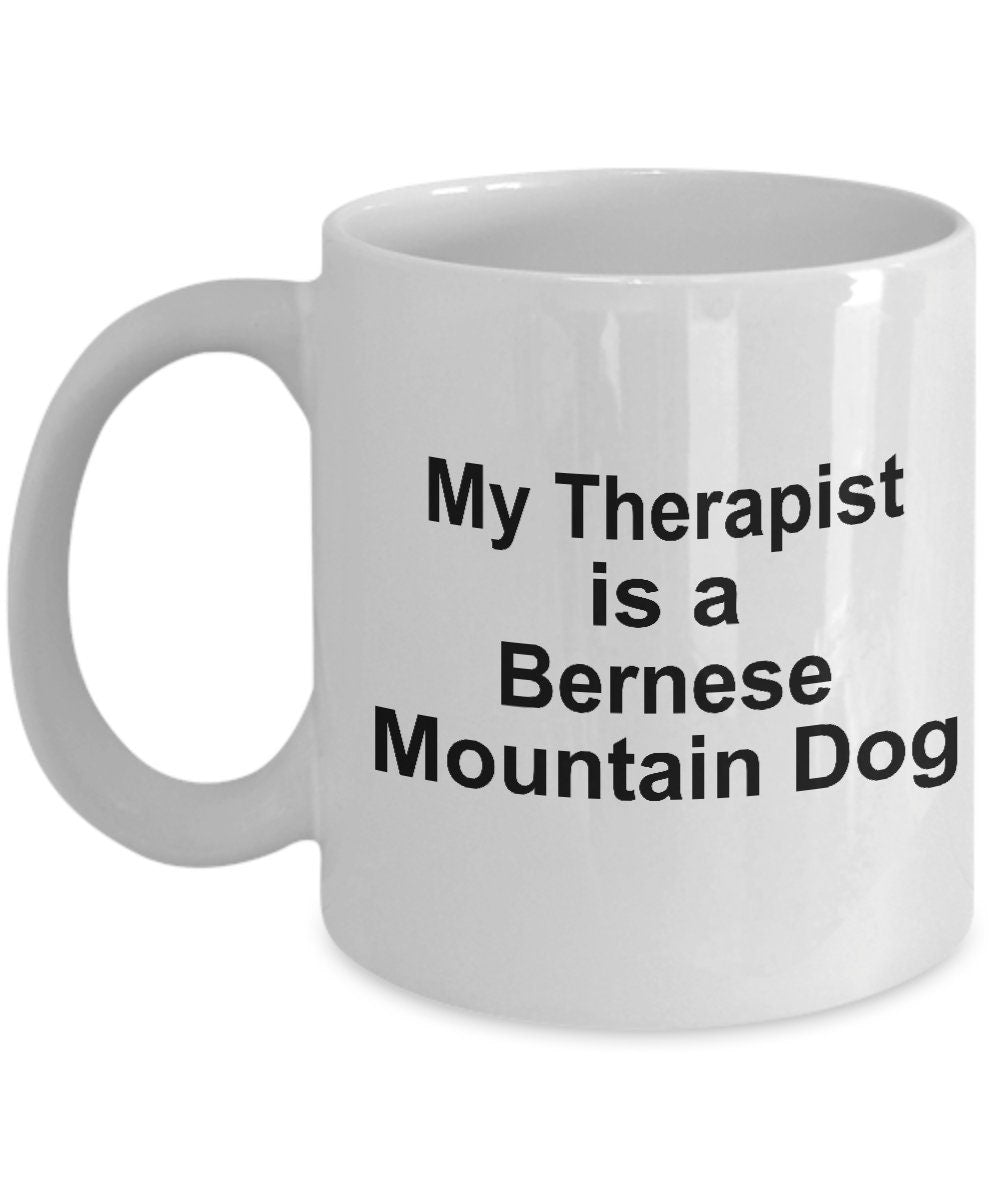 Bernese Mountain Dog Therapist Coffee Mug - Mallard Moon Gift Shop