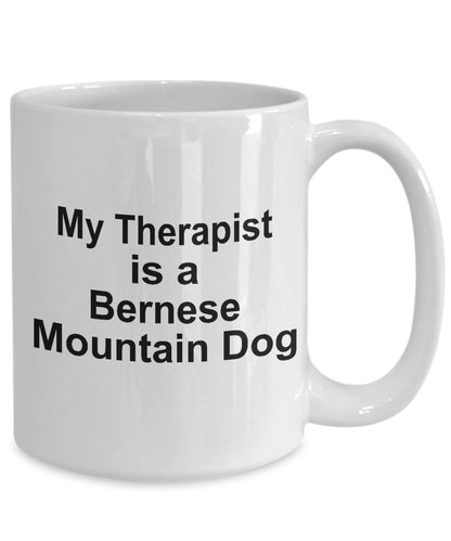 Bernese Mountain Dog Therapist Coffee Mug - Mallard Moon Gift Shop