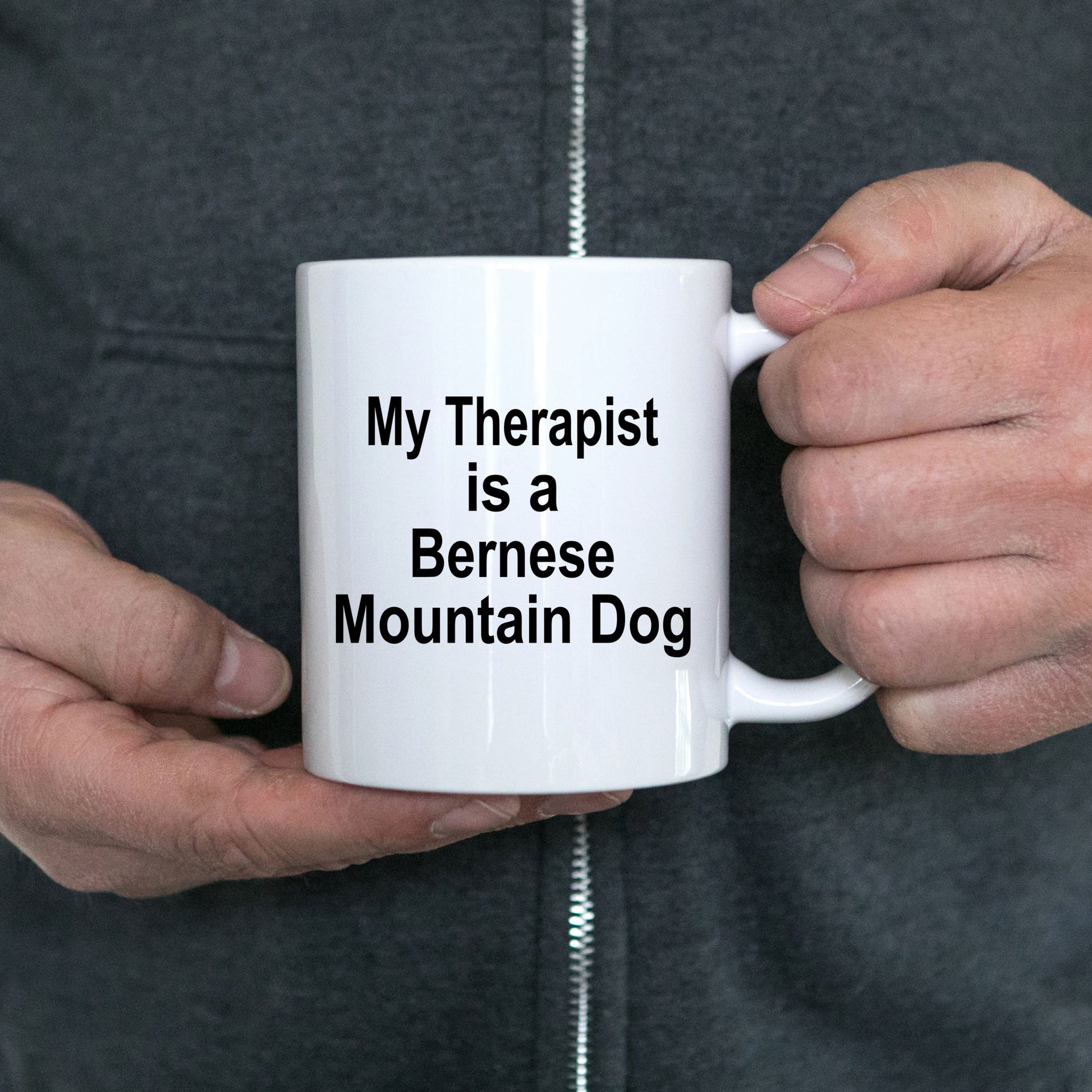 Bernese Mountain Dog Therapist Coffee Mug - Mallard Moon Gift Shop