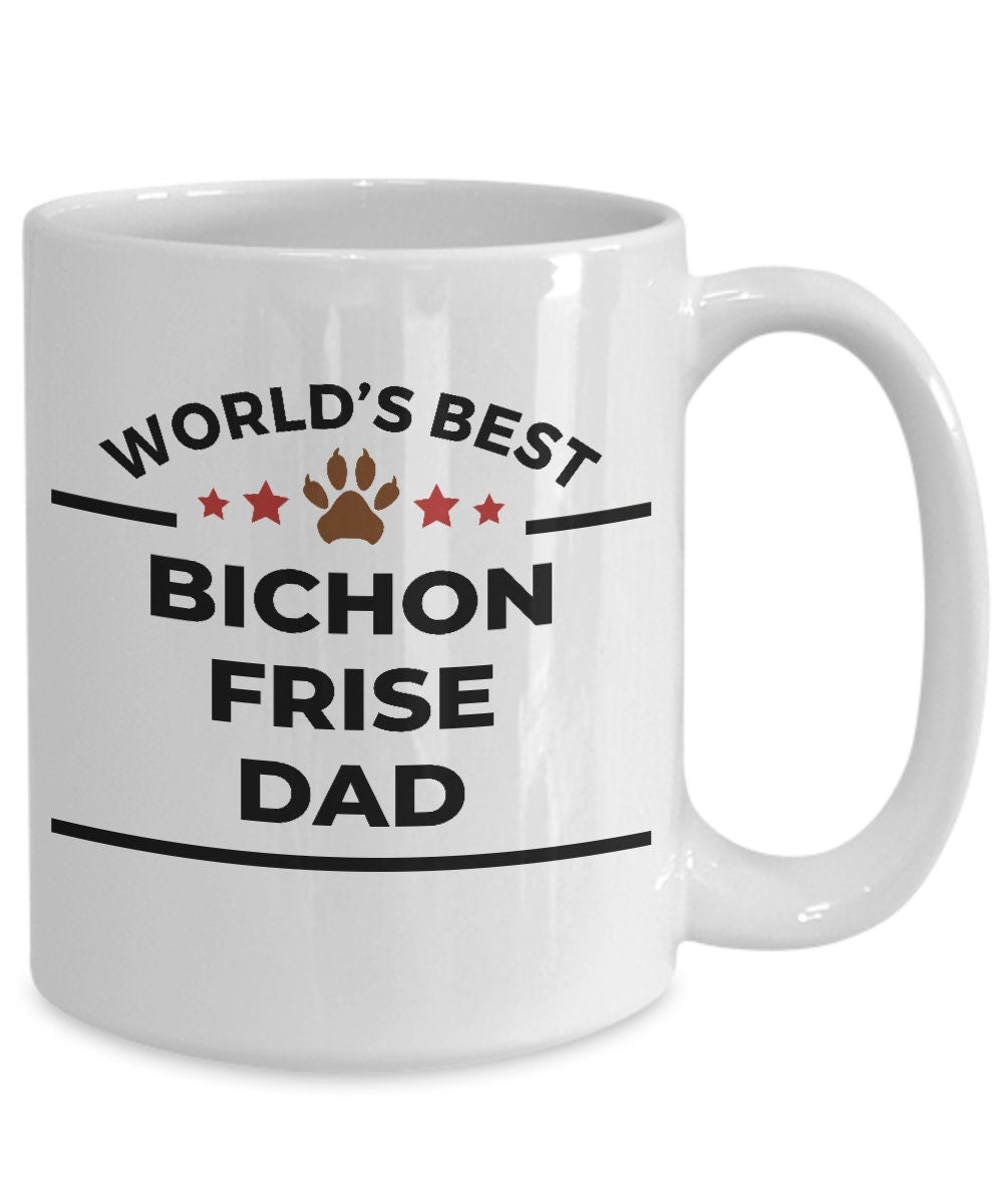 Bichon Frise Dog Dad Mug - Mallard Moon Gift Shop