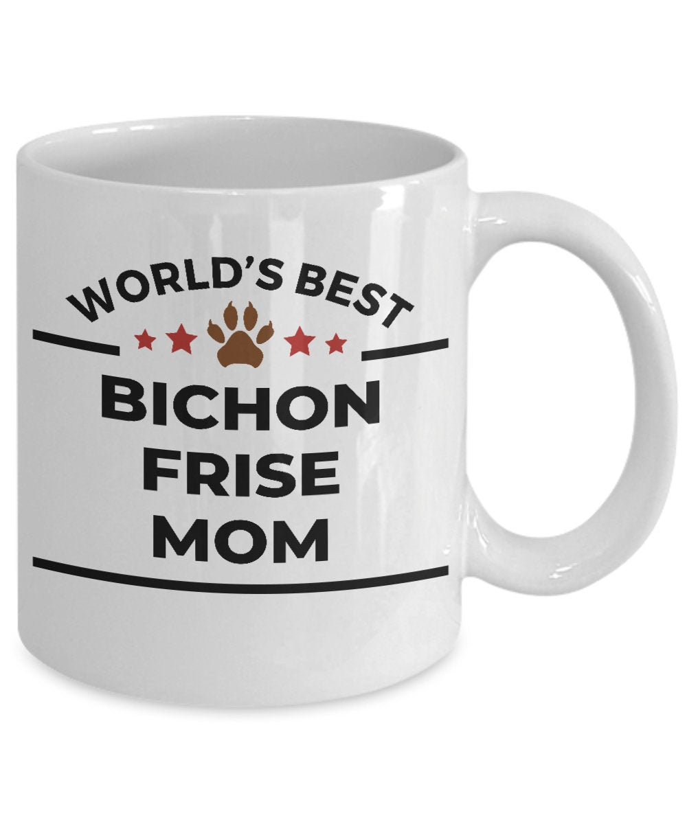 Bichon Frise Dog Mom Coffee Mug - Mallard Moon Gift Shop