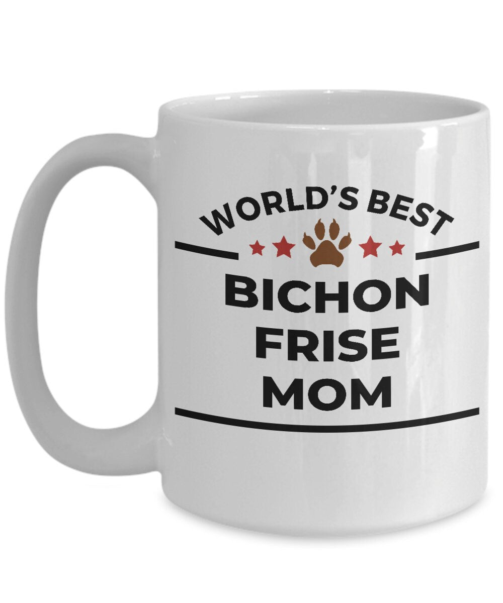 Bichon Frise Dog Mom Coffee Mug - Mallard Moon Gift Shop