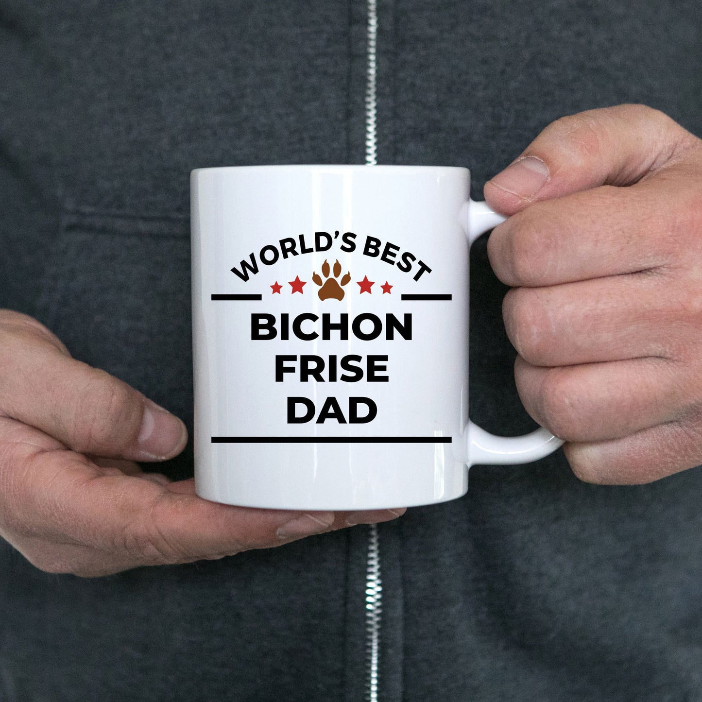 Bichon Frise Dog Dad Mug - Mallard Moon Gift Shop