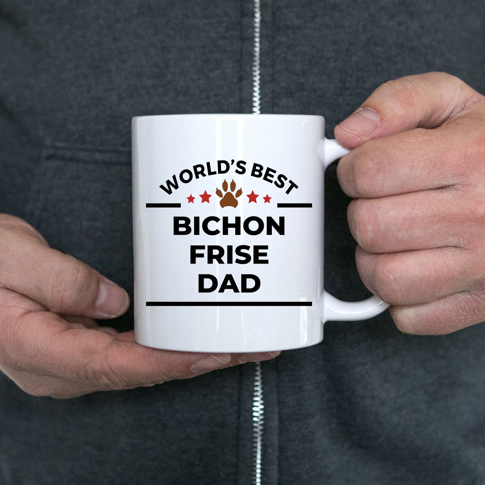 Bichon Frise Dog Dad Mug - Mallard Moon Gift Shop