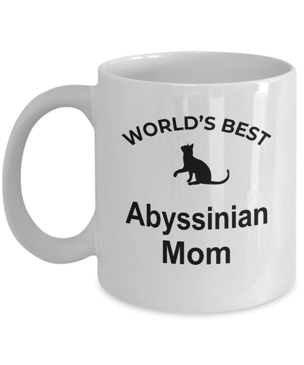 Abyssinian Cat Mom Coffee Mug - Mallard Moon Gift Shop