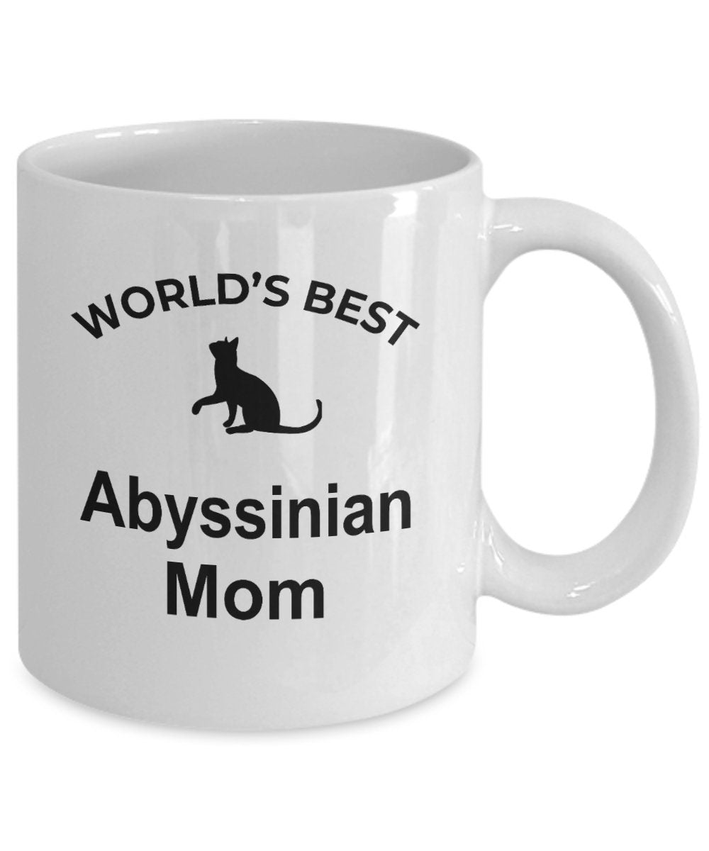 Abyssinian Cat Mom Coffee Mug - Mallard Moon Gift Shop