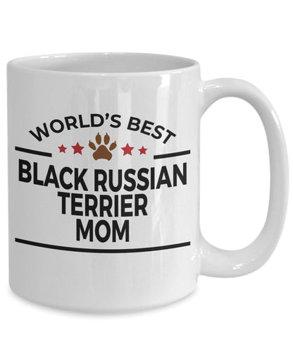 Black Russian Terrier Dog Mom Mug - Mallard Moon Gift Shop