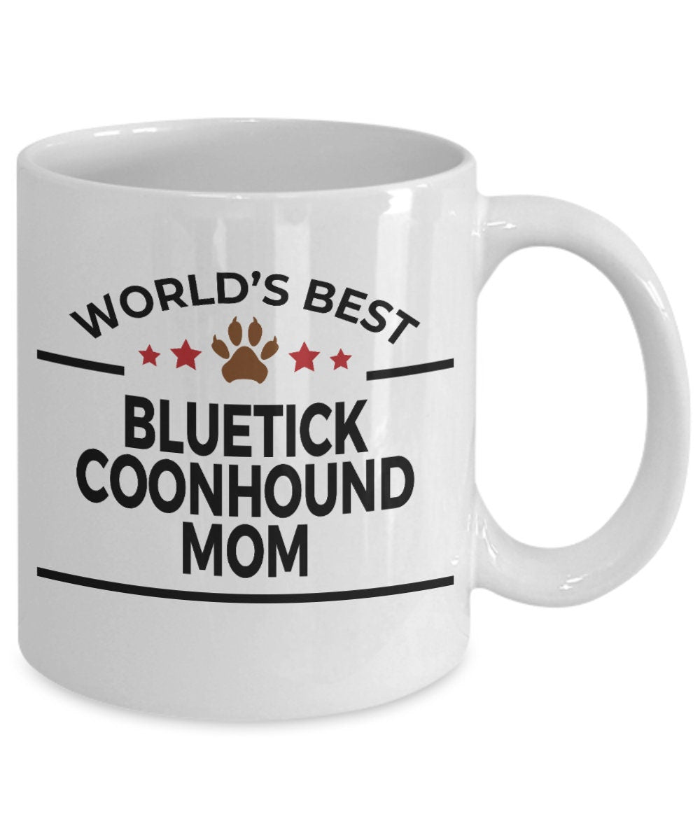 Bluetick Coonhound Dog Mom Mug - Mallard Moon Gift Shop