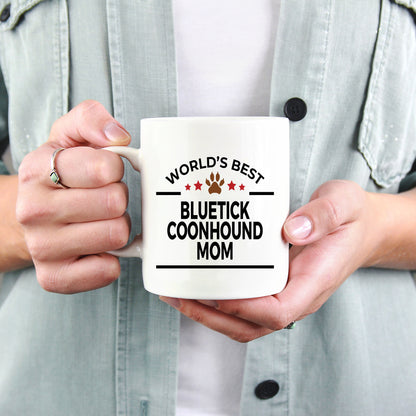Bluetick Coonhound Dog Mom Mug - Mallard Moon Gift Shop