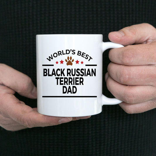 Black Russian Terrier Dog Dad Mug - Mallard Moon Gift Shop