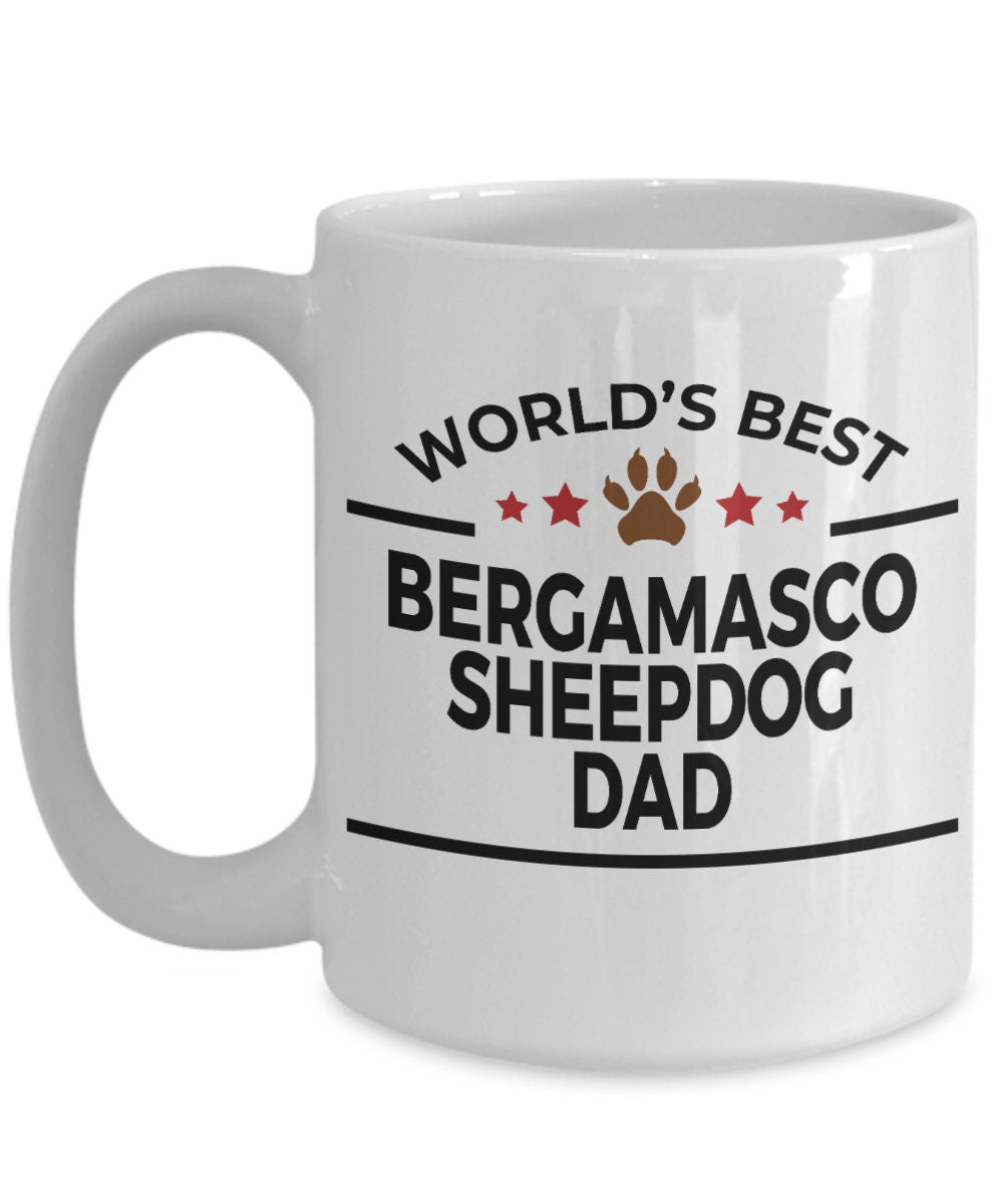 Bergamasco Sheepdog Dad Mug - Mallard Moon Gift Shop