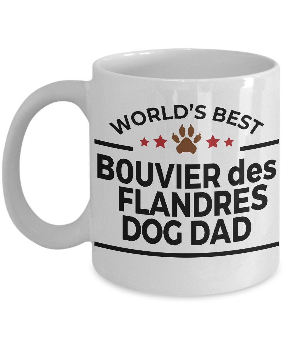 Bouvier des Flandres Dog Dad Mug - Mallard Moon Gift Shop