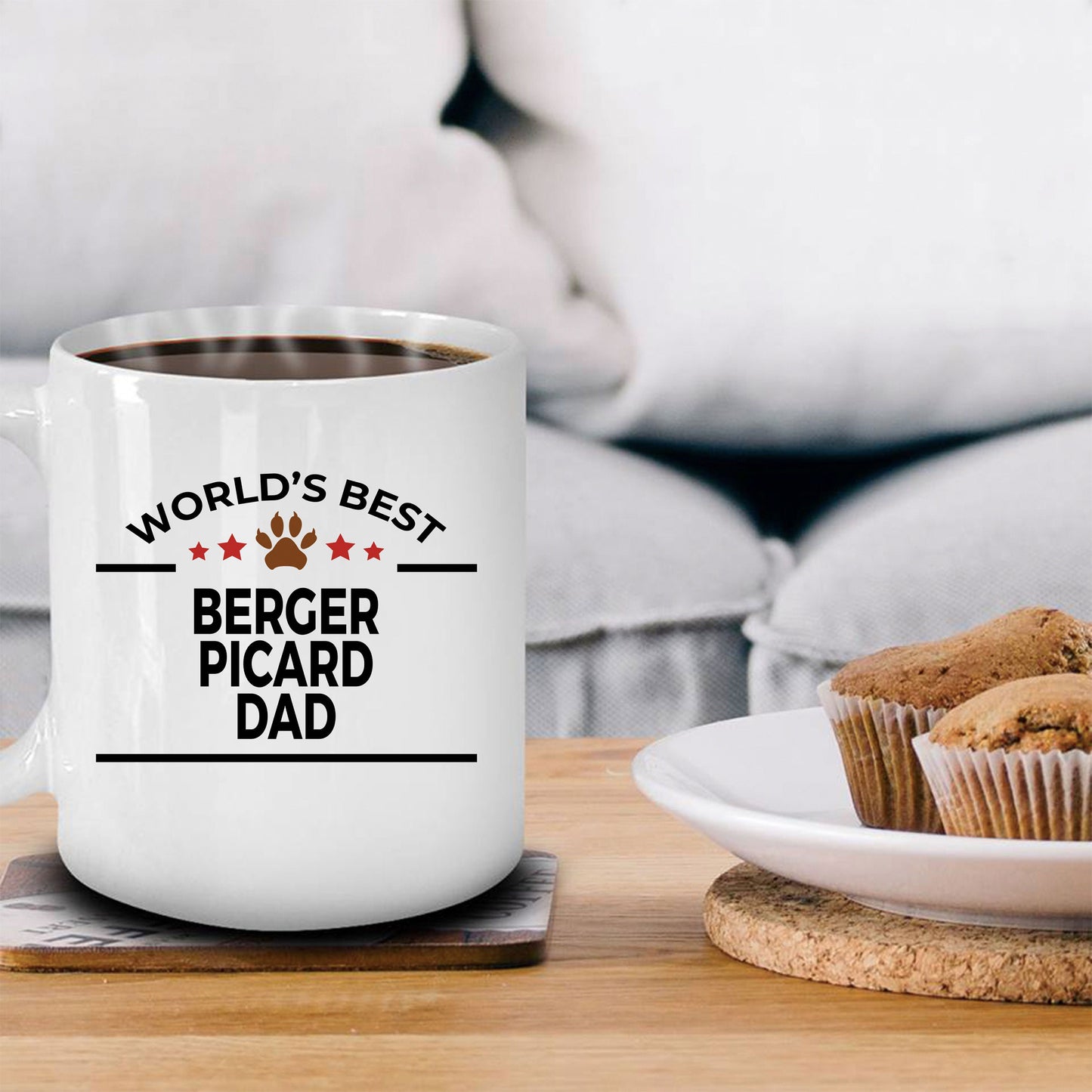 Berger Picard Dog Dad Mug - Mallard Moon Gift Shop