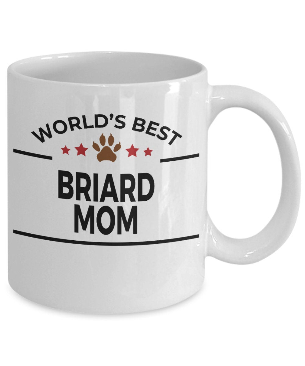 Briard Dog Mom Coffee Mug - Mallard Moon Gift Shop