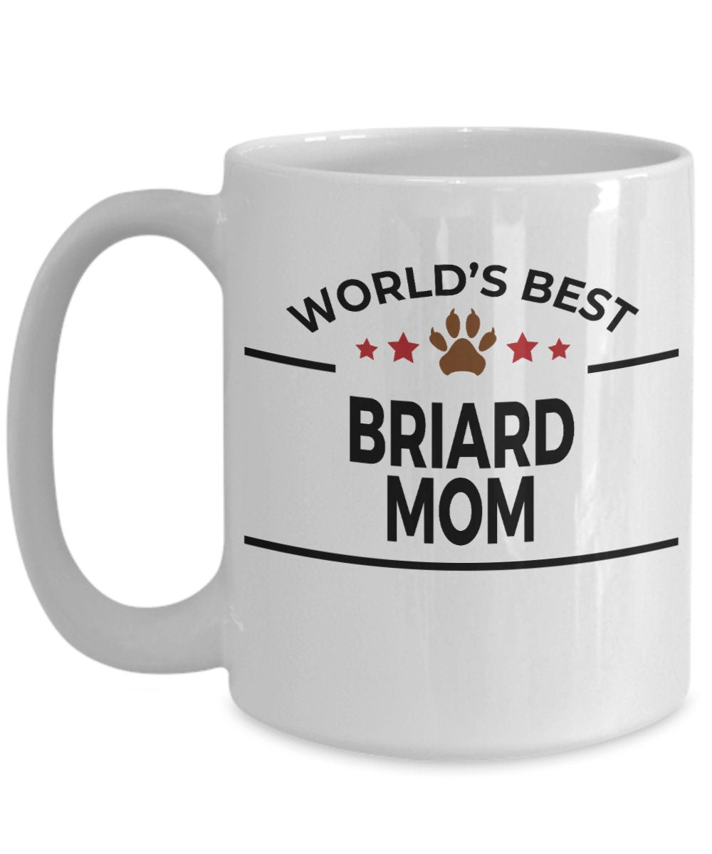 Briard Dog Mom Coffee Mug - Mallard Moon Gift Shop