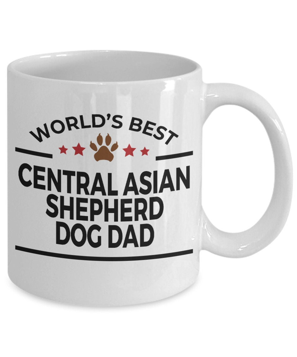 Central Asian Shepherd Dog Dad Coffee Mug - Mallard Moon Gift Shop