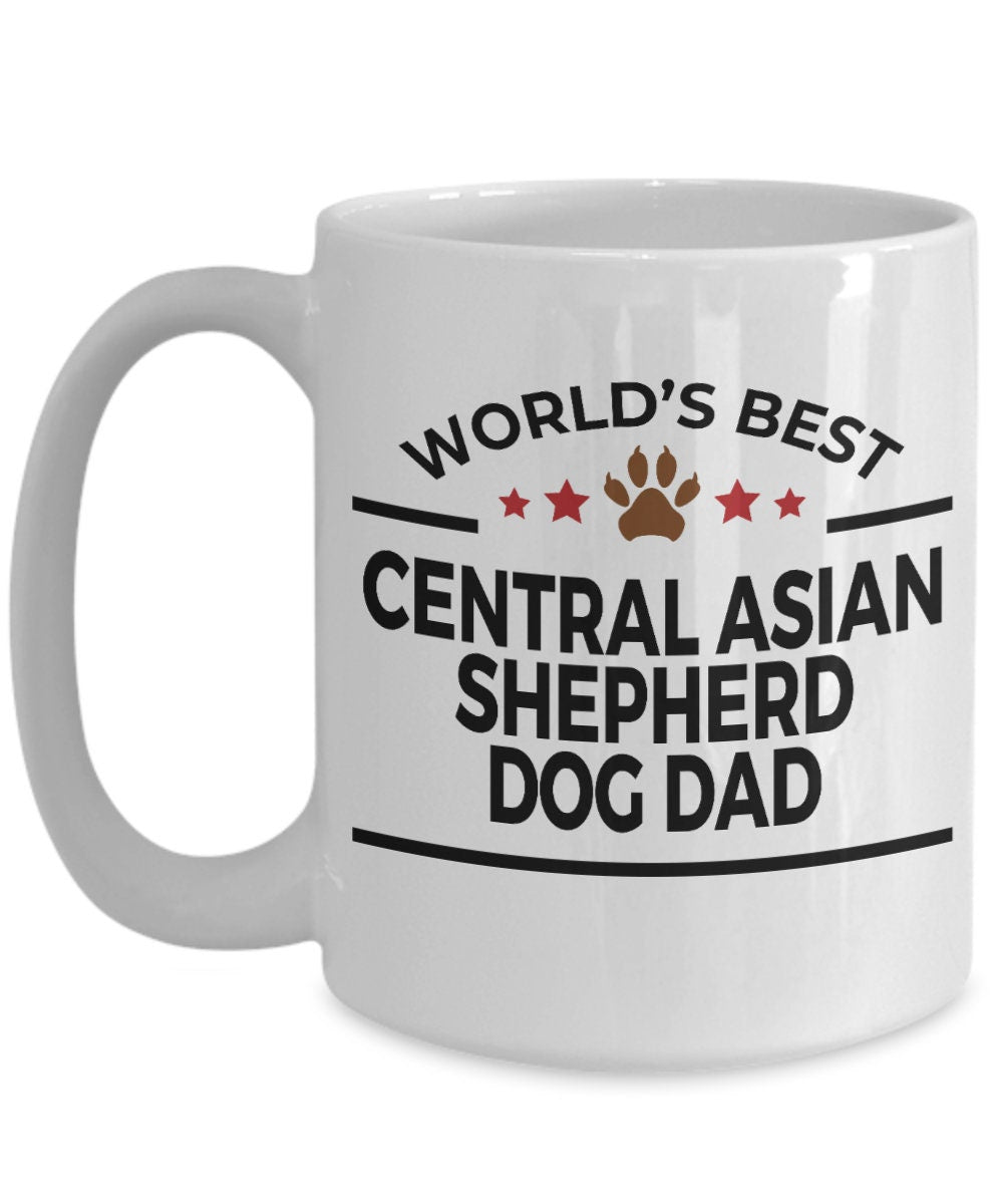 Central Asian Shepherd Dog Dad Coffee Mug - Mallard Moon Gift Shop