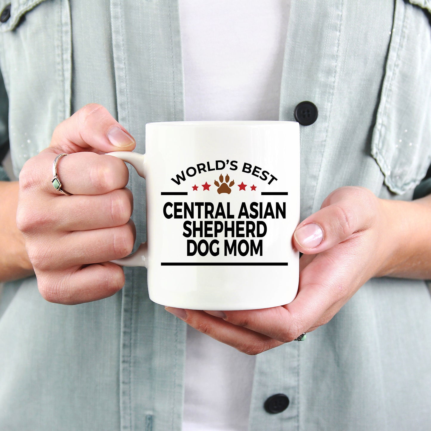Central Asian Shepherd Dog Mom Coffee Mug - Mallard Moon Gift Shop