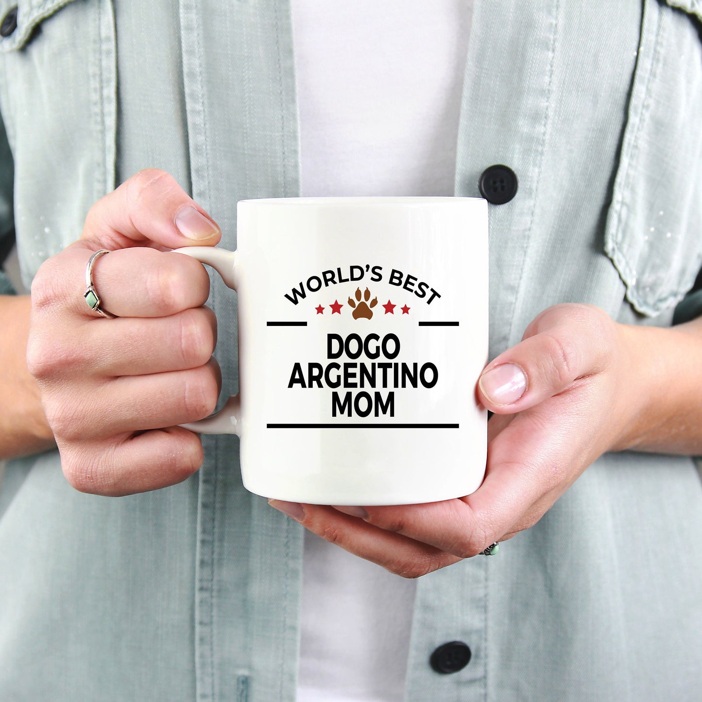 Dogo Argentino Dog Mom Coffee Mug - Mallard Moon Gift Shop