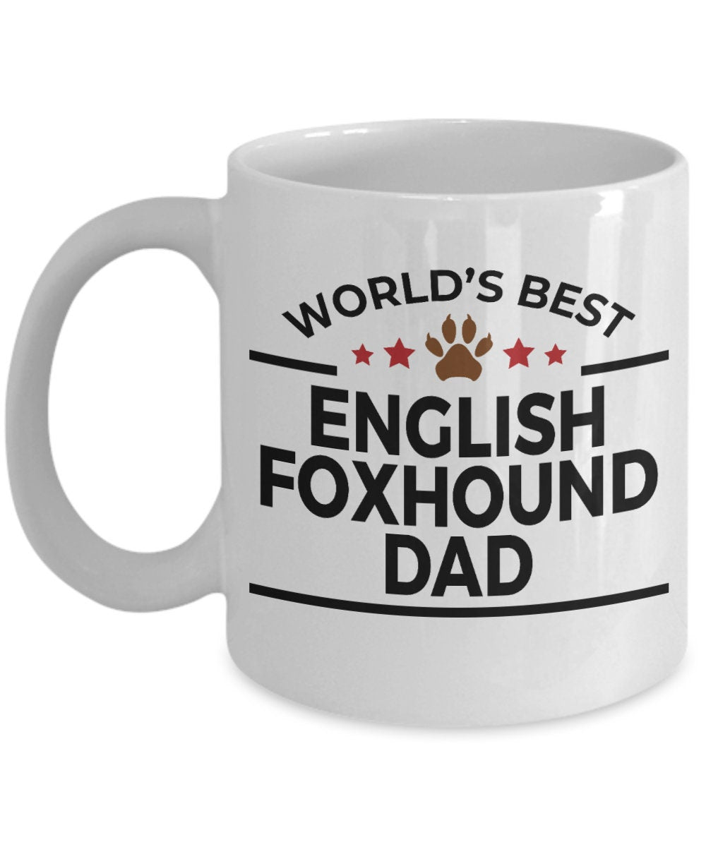 English Foxhound Dog Dad Mug - Mallard Moon Gift Shop