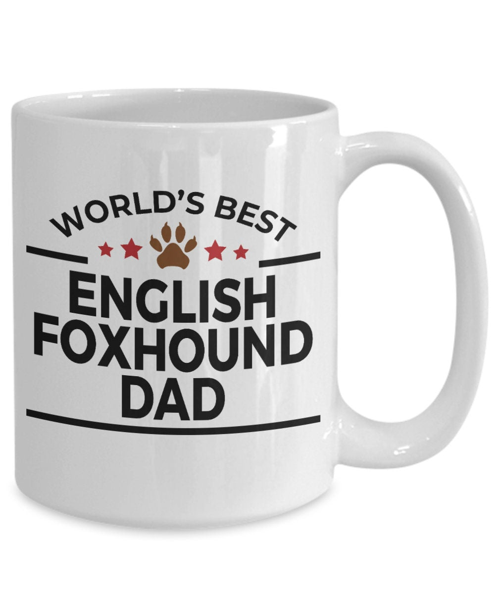 English Foxhound Dog Dad Mug - Mallard Moon Gift Shop