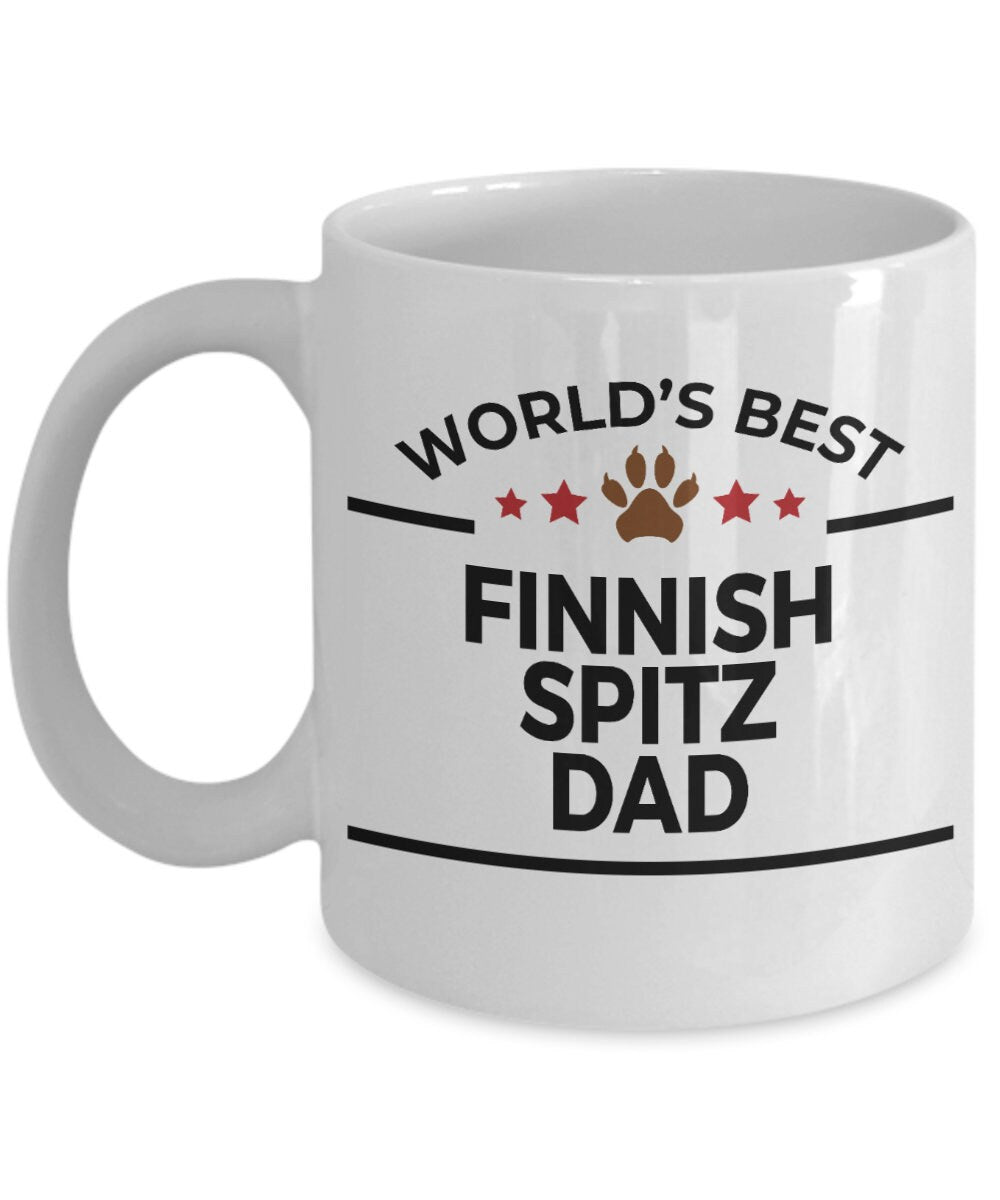 Finnish Spitz Dog Dad Coffee Mug - Mallard Moon Gift Shop