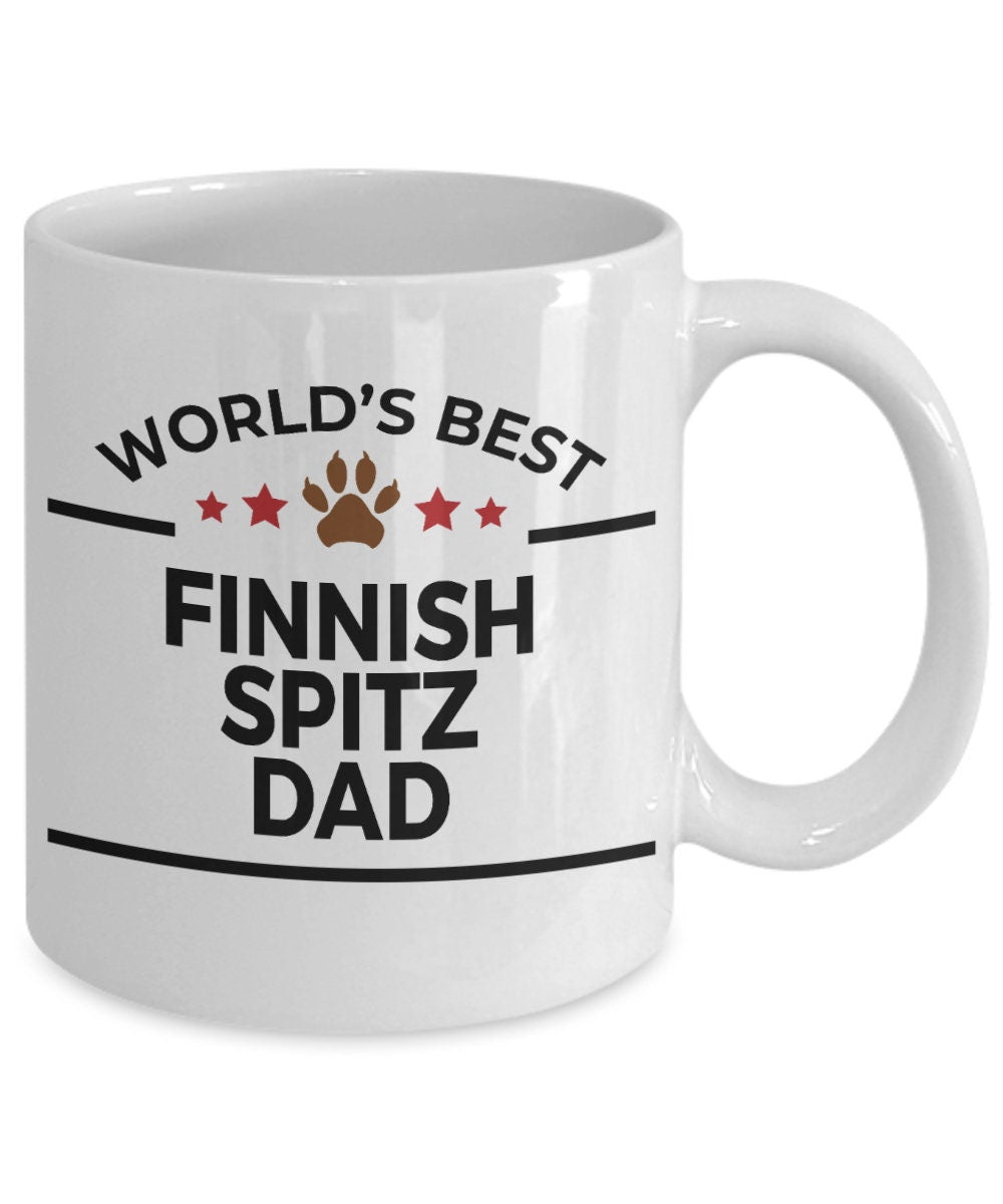 Finnish Spitz Dog Dad Coffee Mug - Mallard Moon Gift Shop