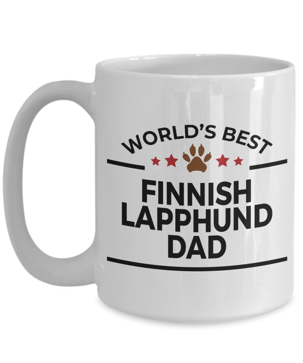 Finnish Lapphund Dog Dad Mug - Mallard Moon Gift Shop
