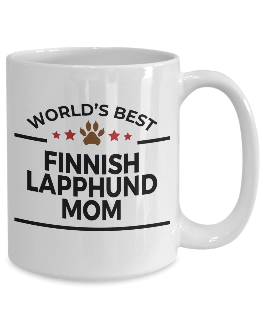 Finnish Lapphund Dog Mom Coffee Mug - Mallard Moon Gift Shop