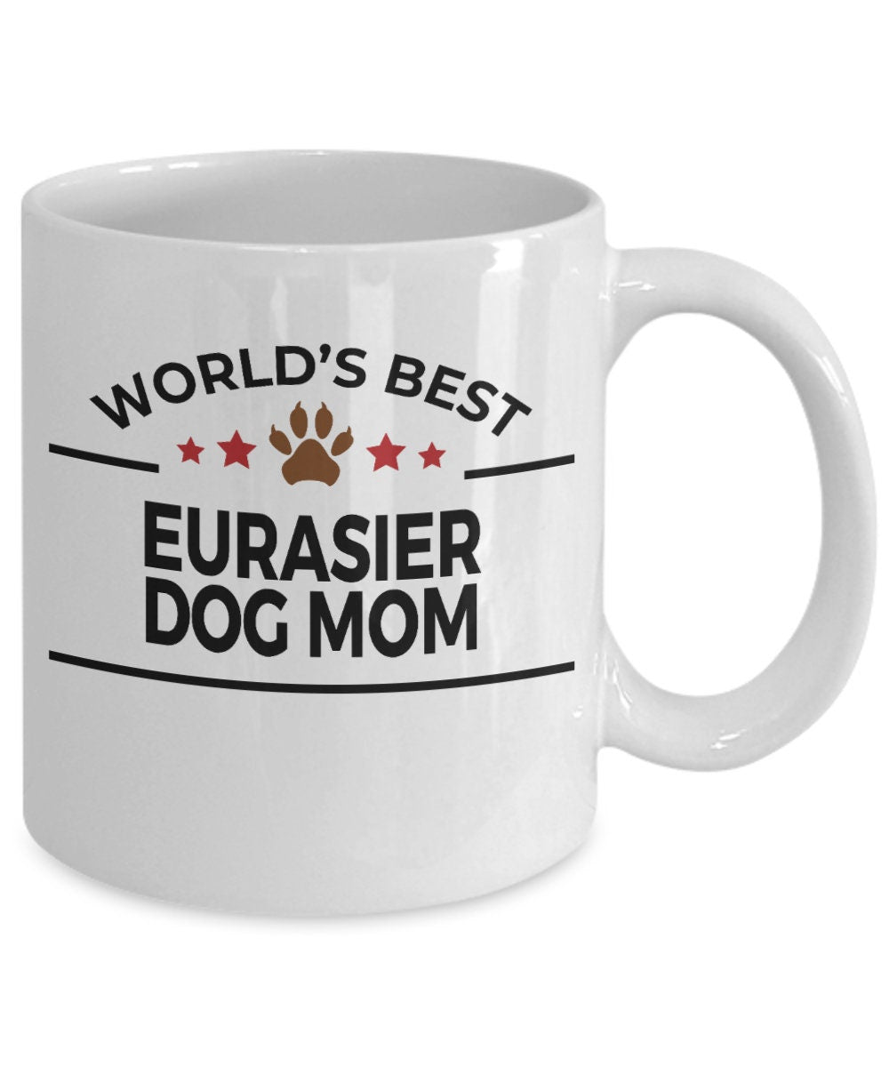 Eurasier Dog Mom Ceramic Coffee Mug - Mallard Moon Gift Shop