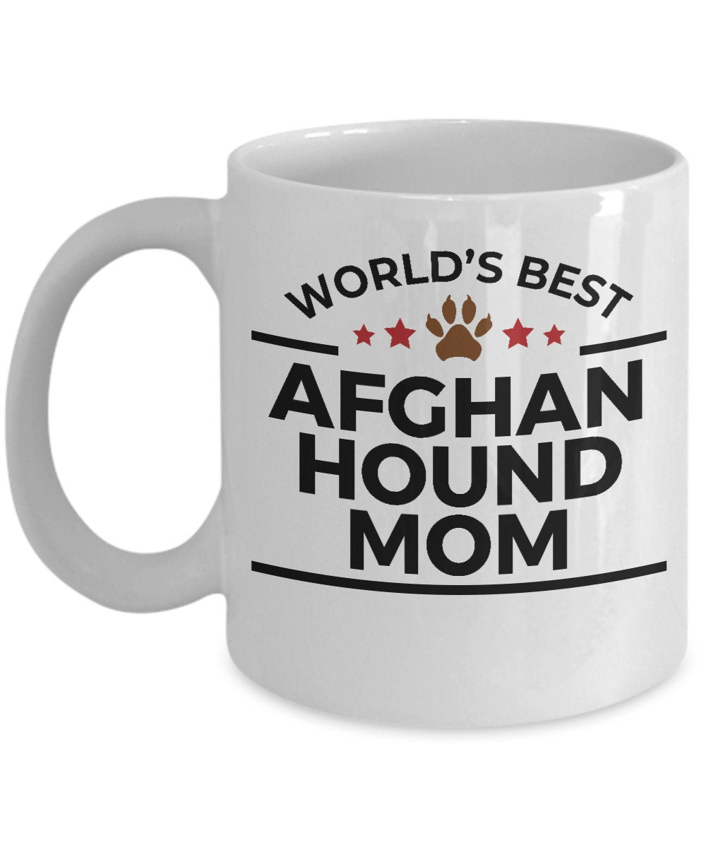 Afghan Hound Dog Mom Mug - Mallard Moon Gift Shop
