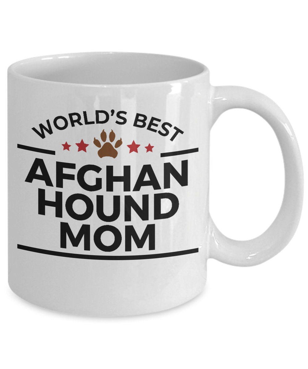 Afghan Hound Dog Mom Mug - Mallard Moon Gift Shop