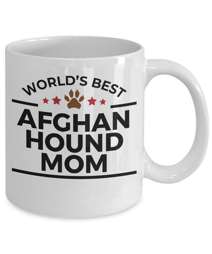 Afghan Hound Dog Mom Mug - Mallard Moon Gift Shop