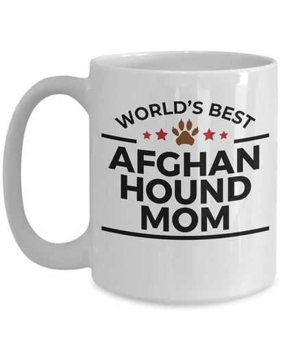 Afghan Hound Dog Mom Mug - Mallard Moon Gift Shop