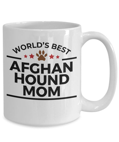 Afghan Hound Dog Mom Mug - Mallard Moon Gift Shop
