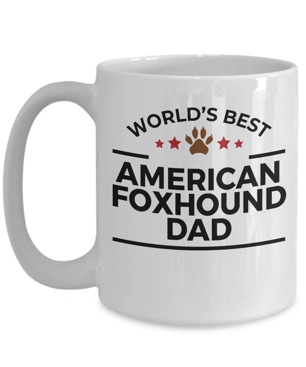American Foxhound Dog Dad Mug - Mallard Moon Gift Shop