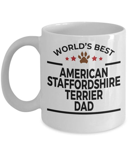 American Staffordshire Terrier Dog Dad Mug - Mallard Moon Gift Shop