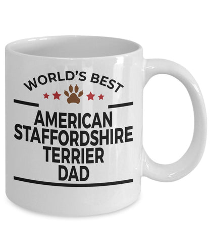 American Staffordshire Terrier Dog Dad Mug - Mallard Moon Gift Shop