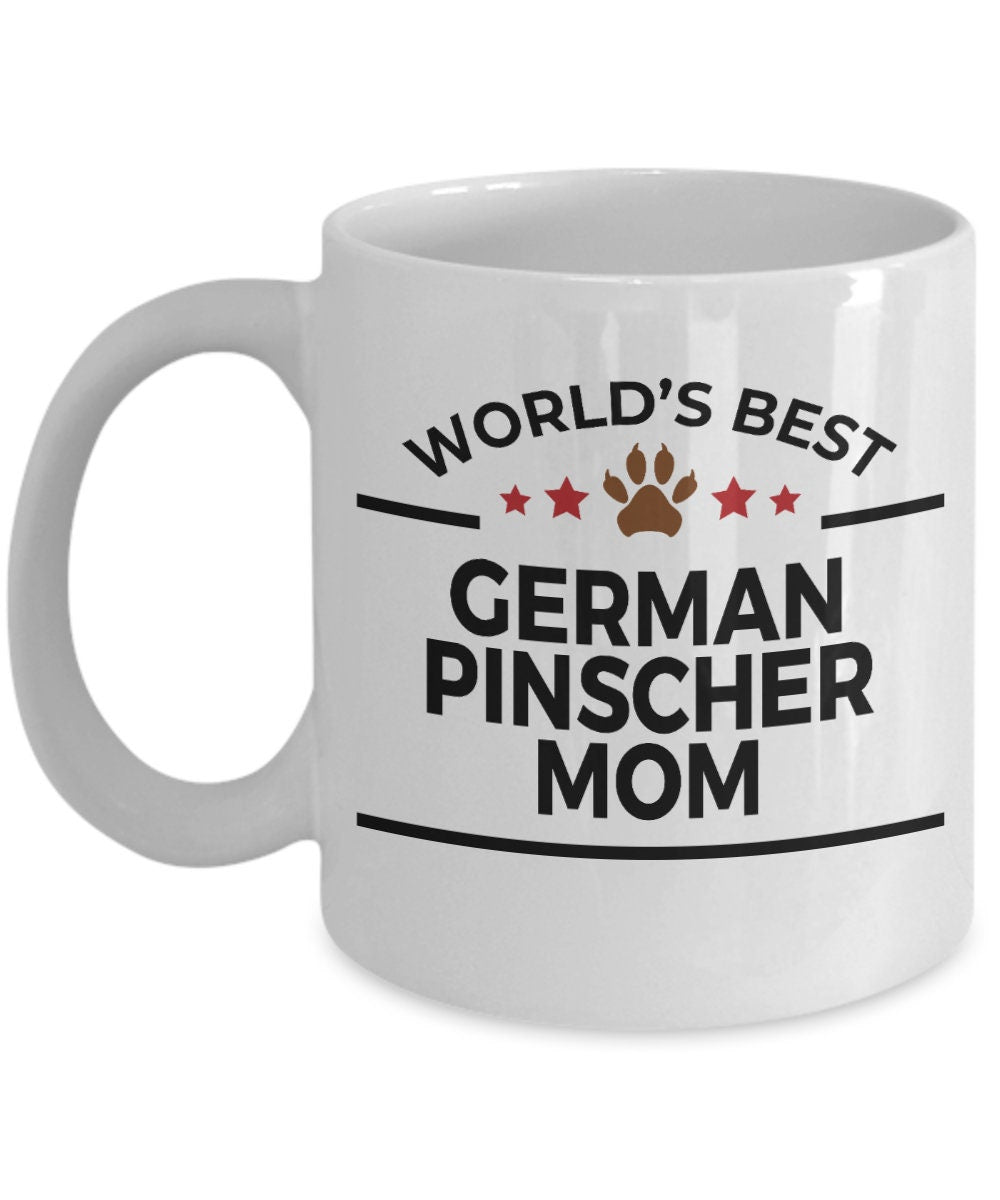 German Pinscher Dog Mom Mug - Mallard Moon Gift Shop