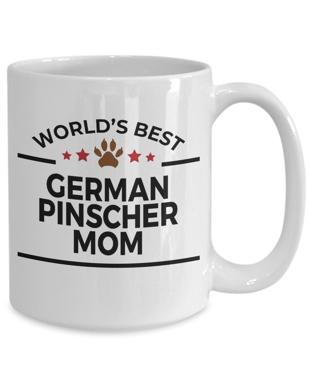 German Pinscher Dog Mom Mug - Mallard Moon Gift Shop