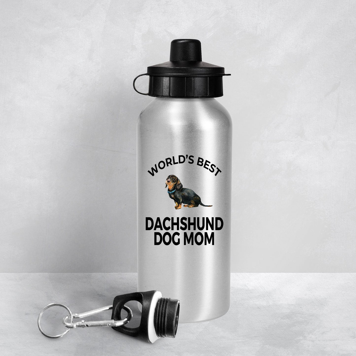 Dachshund Dog Mom Aluminum BPA-free Water Bottle - Mallard Moon Gift Shop