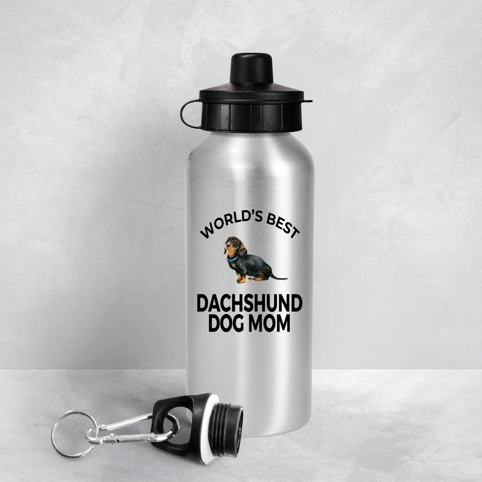 Dachshund Dog Mom Aluminum BPA-free Water Bottle - Mallard Moon Gift Shop