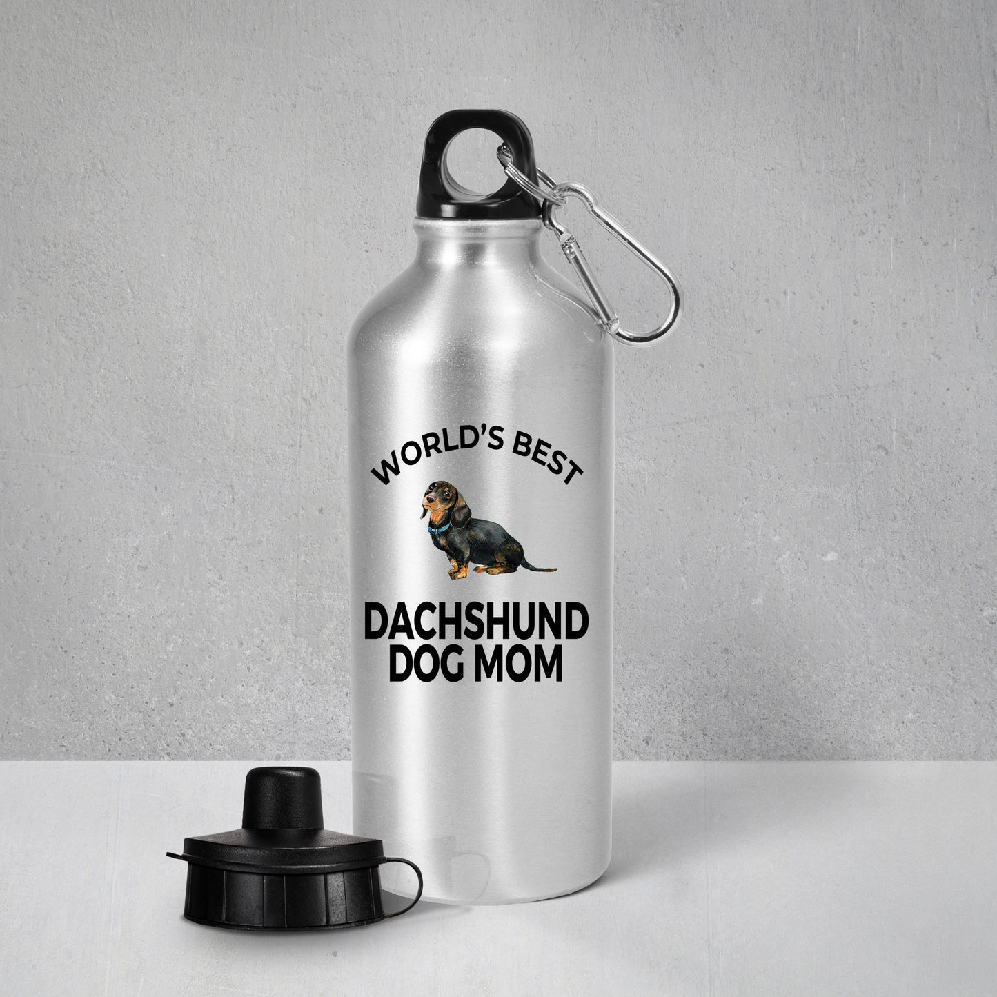 Dachshund Dog Mom Aluminum BPA-free Water Bottle - Mallard Moon Gift Shop