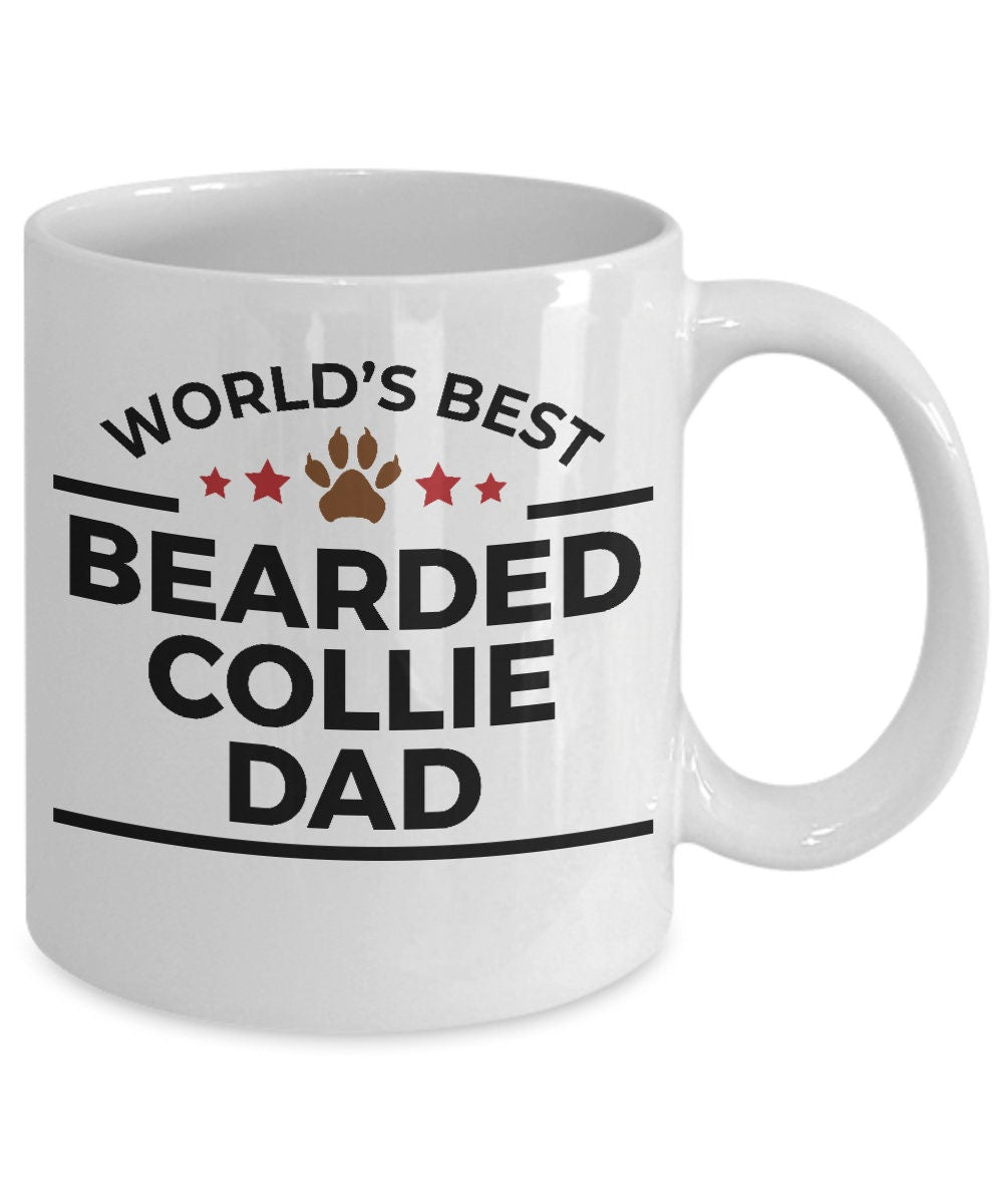 Bearded Collie Dog Dad Mug - Mallard Moon Gift Shop