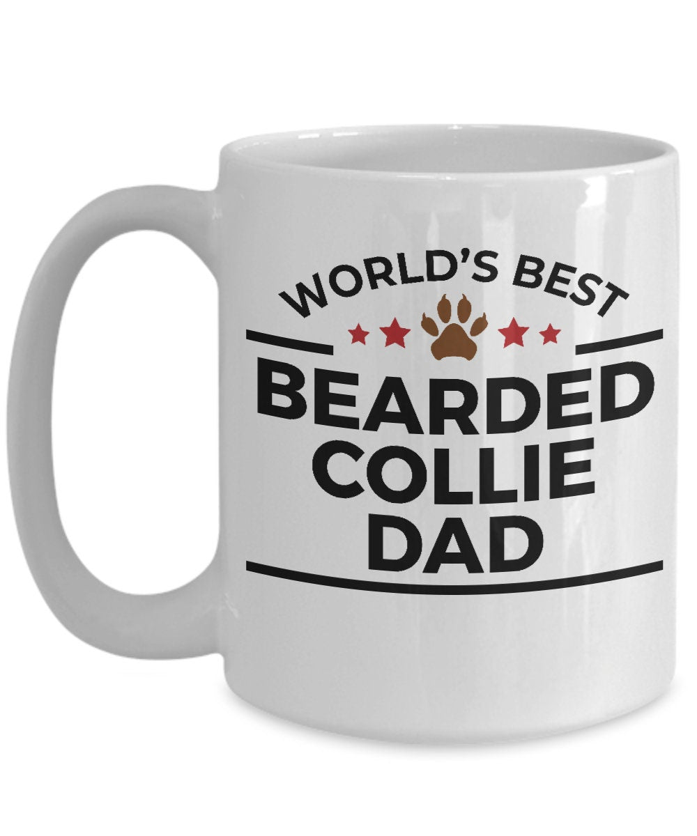 Bearded Collie Dog Dad Mug - Mallard Moon Gift Shop