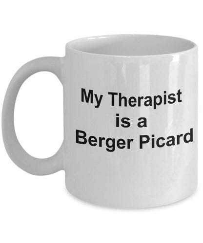 Berger Picard Dog Therapist Mug - Mallard Moon Gift Shop