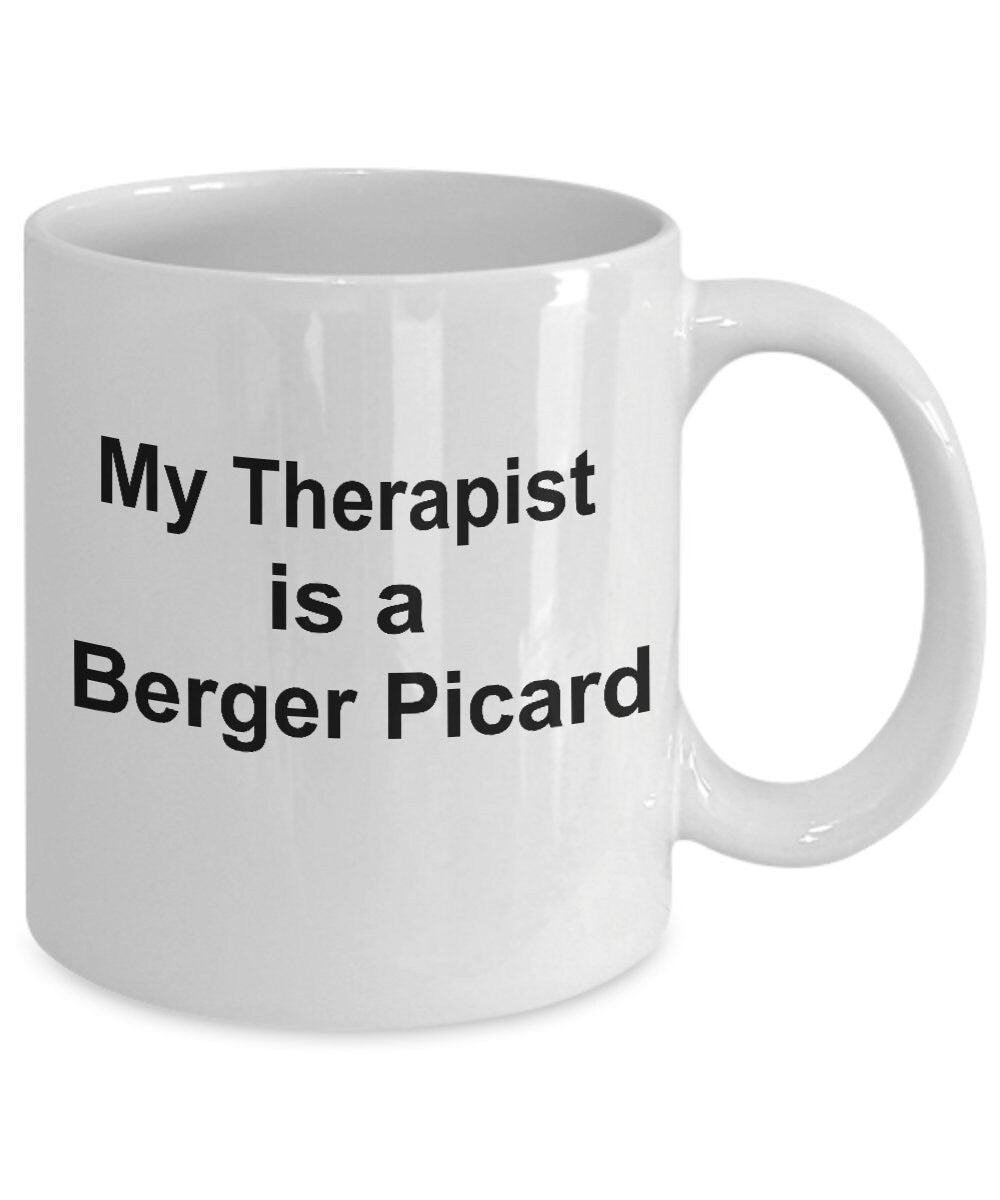 Berger Picard Dog Therapist Mug - Mallard Moon Gift Shop