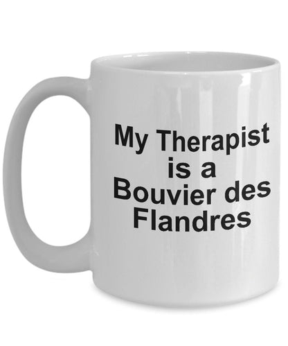 Bouvier des Flandres Dog Therapist Coffee Mug - Mallard Moon Gift Shop