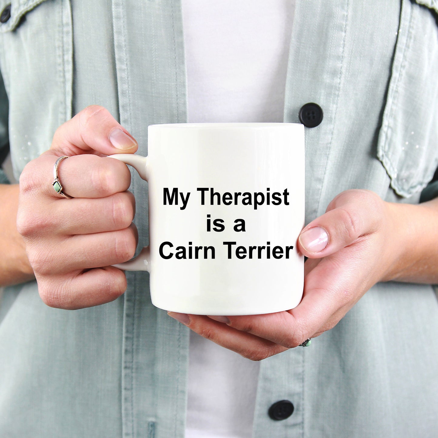 Cairn Terrier Dog Therapist Coffee Mug - Mallard Moon Gift Shop